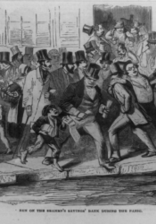 Run on the Seamen's Savings' Bank during the Panic of 1857
