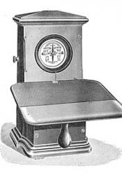 Single Needle Telegraph from Rankin Kennedy, Electrical Installations, Vol V, 1903. Wikimedia Commons