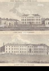 Drawing of the Knightsbridge Barracks