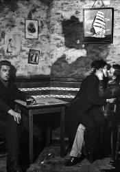 Bill Brandt. At Charlie Brown's pub, Limehouse, 1945. Bill Brandt. At Charlie Brown's pub, Limehouse, 1945.