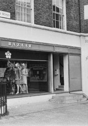 Mary Quant's First Shop, Bazaar, on King's Road.