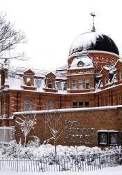 Moleitau. Greenwich Park, Royal Observatory Greenwich and National Maritime Museum in the Snow. 2 February 2009.