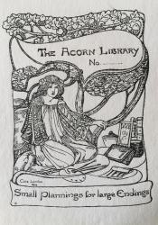Bookplate for The Acorn Library by Celia Levetus