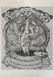 Bookplate for William Holman Hunt by Celia Levetus