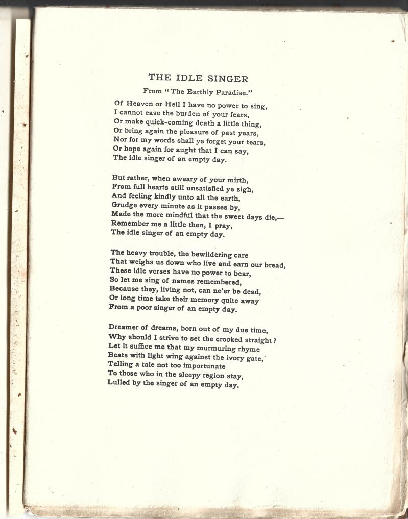 The Idle Singer