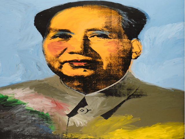 Warhol’s depiction of Chairman Mao comments on political propaganda and the global tension of the Cold War. Though not explicitly anti-war, the series reflects the political consciousness of the time.