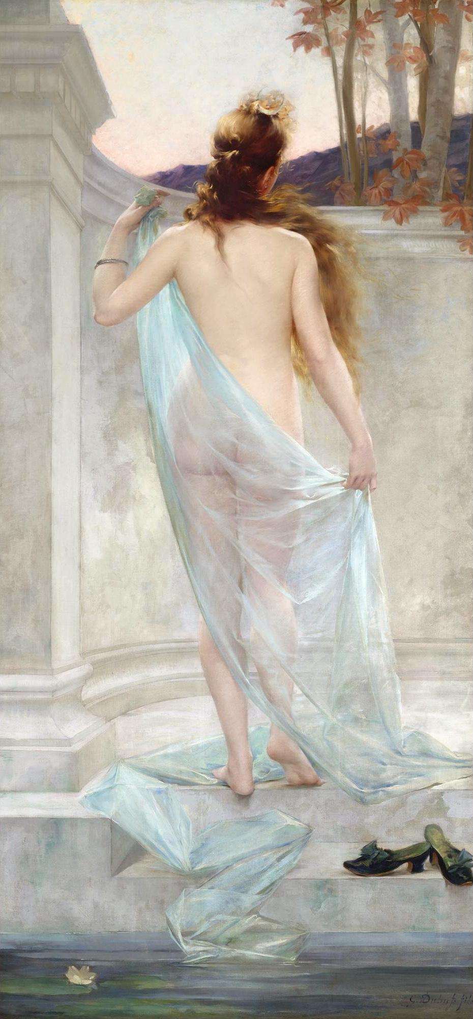 Guillaume Dubufe’s 1893 Diane Leaving Her Bath