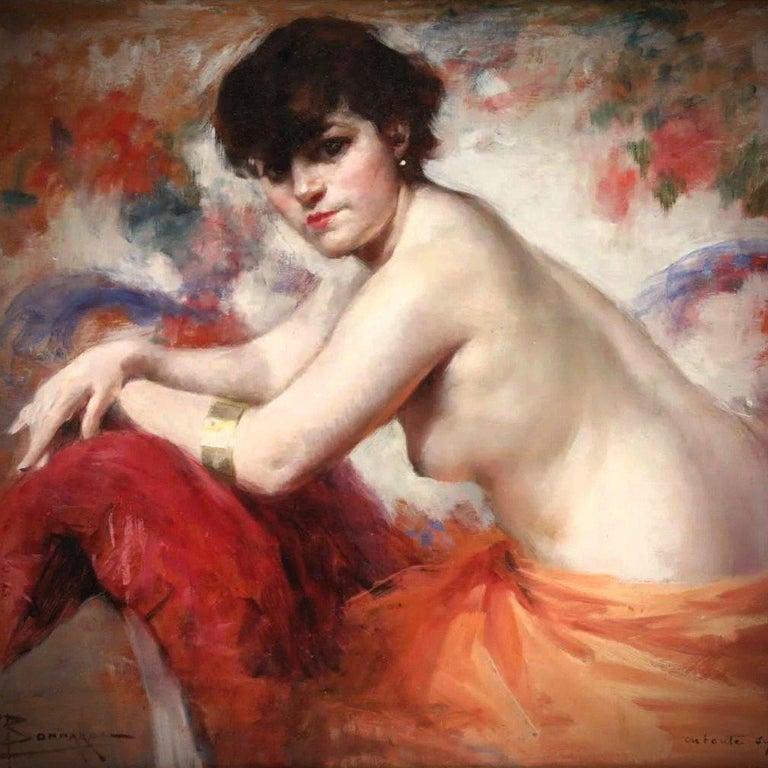 Marian Slugocki"s 1908 Awakening Spring , Frederic Leighton’s 1895 Flaming June, Francois Bonnardel's 1920 Le Coussin Rouge