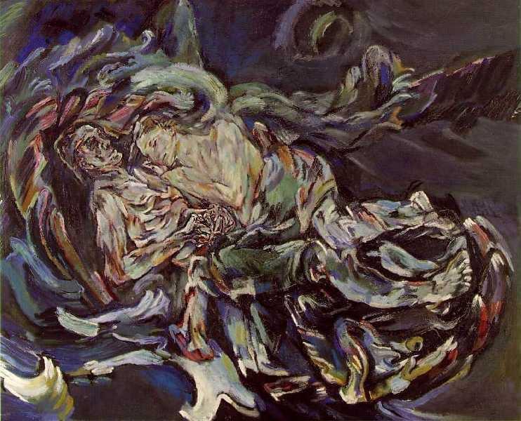 Oskar Kokoschka's 1913 The Bride of the Wind 