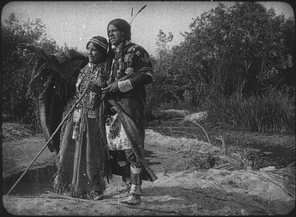 still shot from the film The Cheyenne's Bride