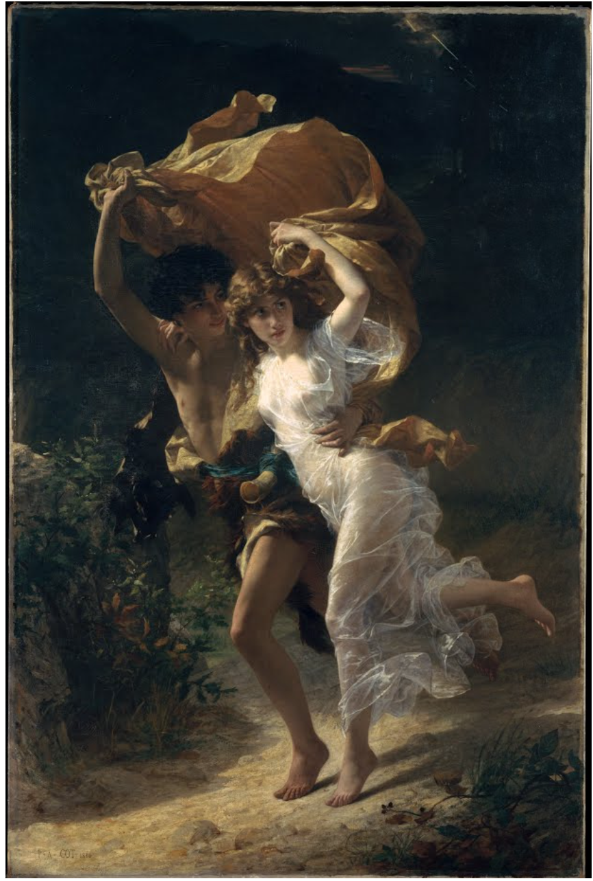 Cot, Pierre Auguste, The Storm. 1880. 