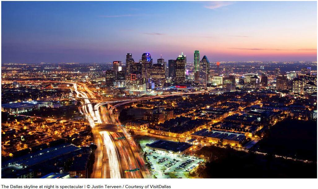 Dallas at night