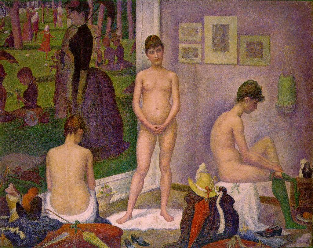 Georges Seurat 1888 Les Poseuses