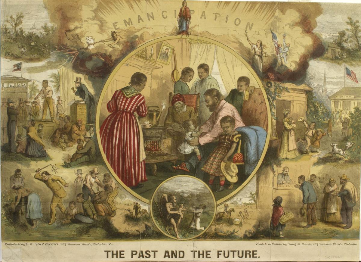 Emancipation: The Past and the Future by Thomas Nast