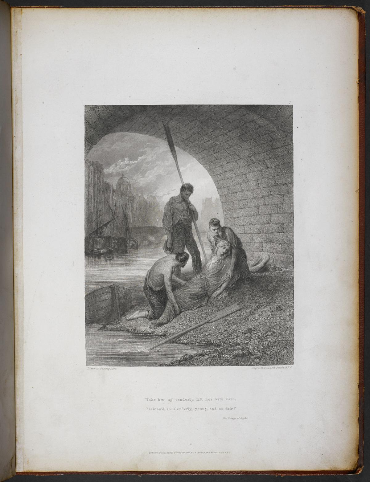 "Bridge of Sighs," Thomas Hood, Illustrated by Gustave Doré