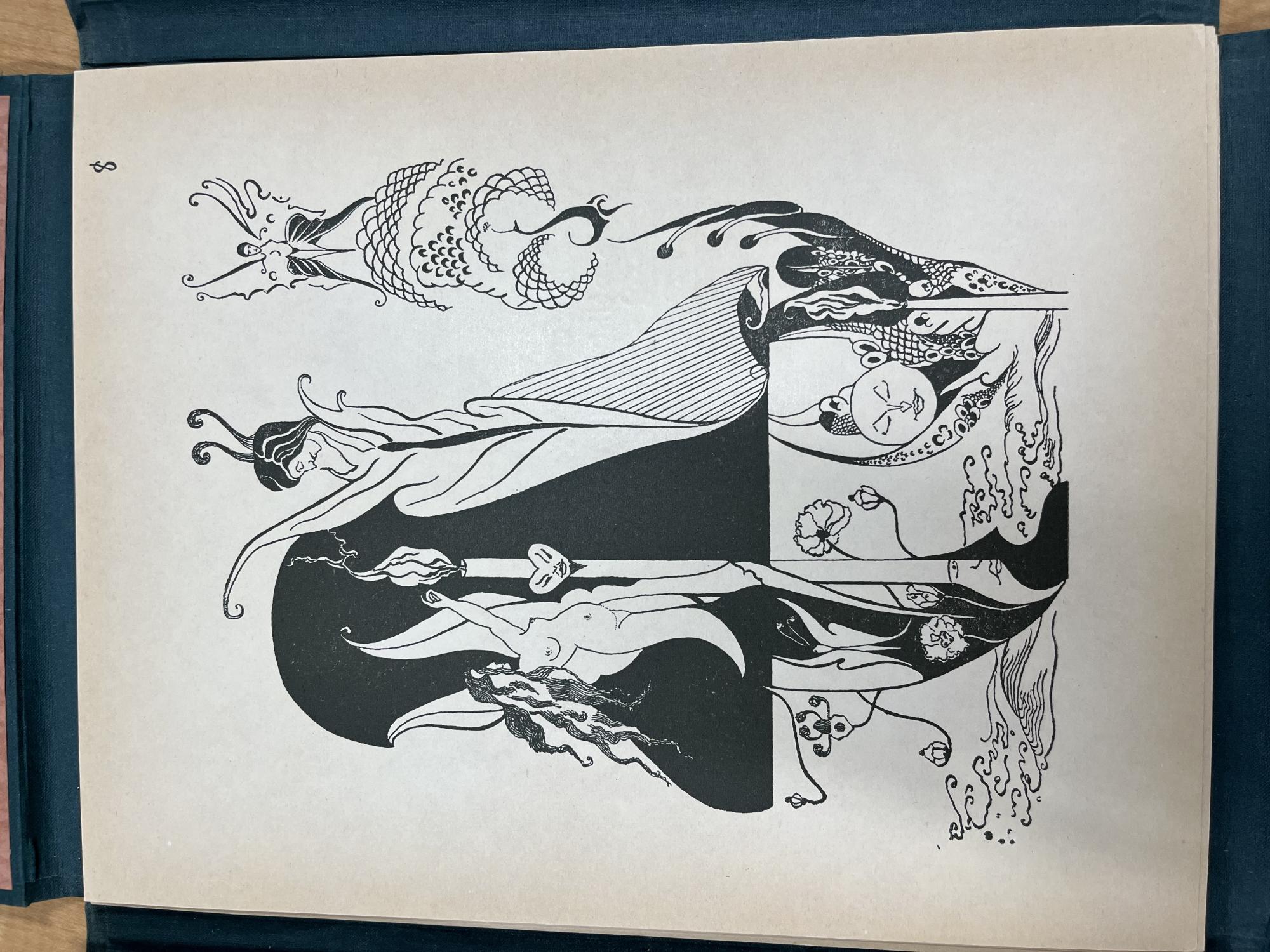 illustration of stanza 46 in Rubáiyát of Omar Khayyám circa 1946 by M.K. Sett
