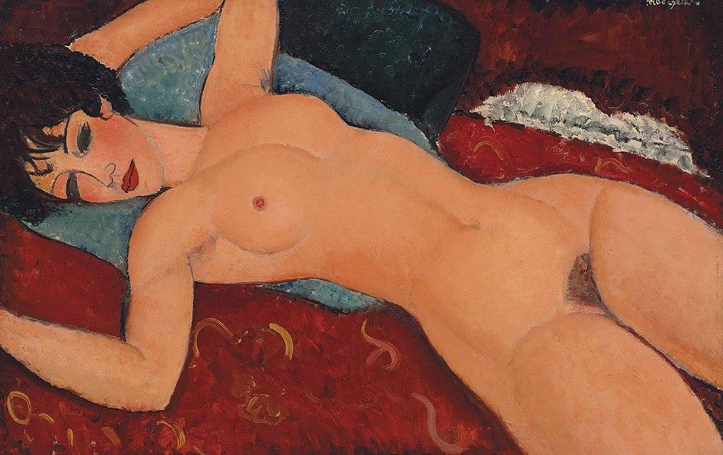 Amedeo Modigliani’s 1917 Red Nude