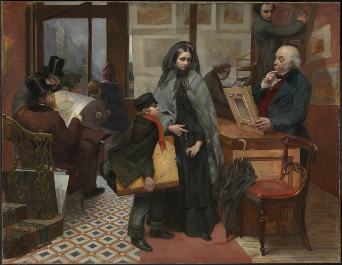 “The rich man’s wealth is his strong city: the destruction of the poor is their poverty” (Proverbs: 10:15), 1857, oil on canvas, 82 x 104 cm (Tate Britain, London)