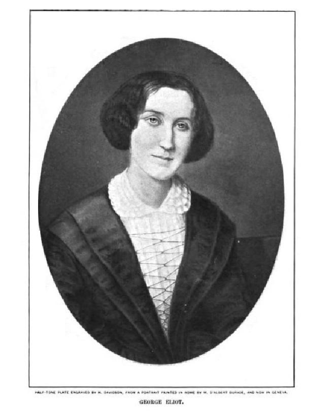 George Eliot, Engraving by Henry Davidson (1899)