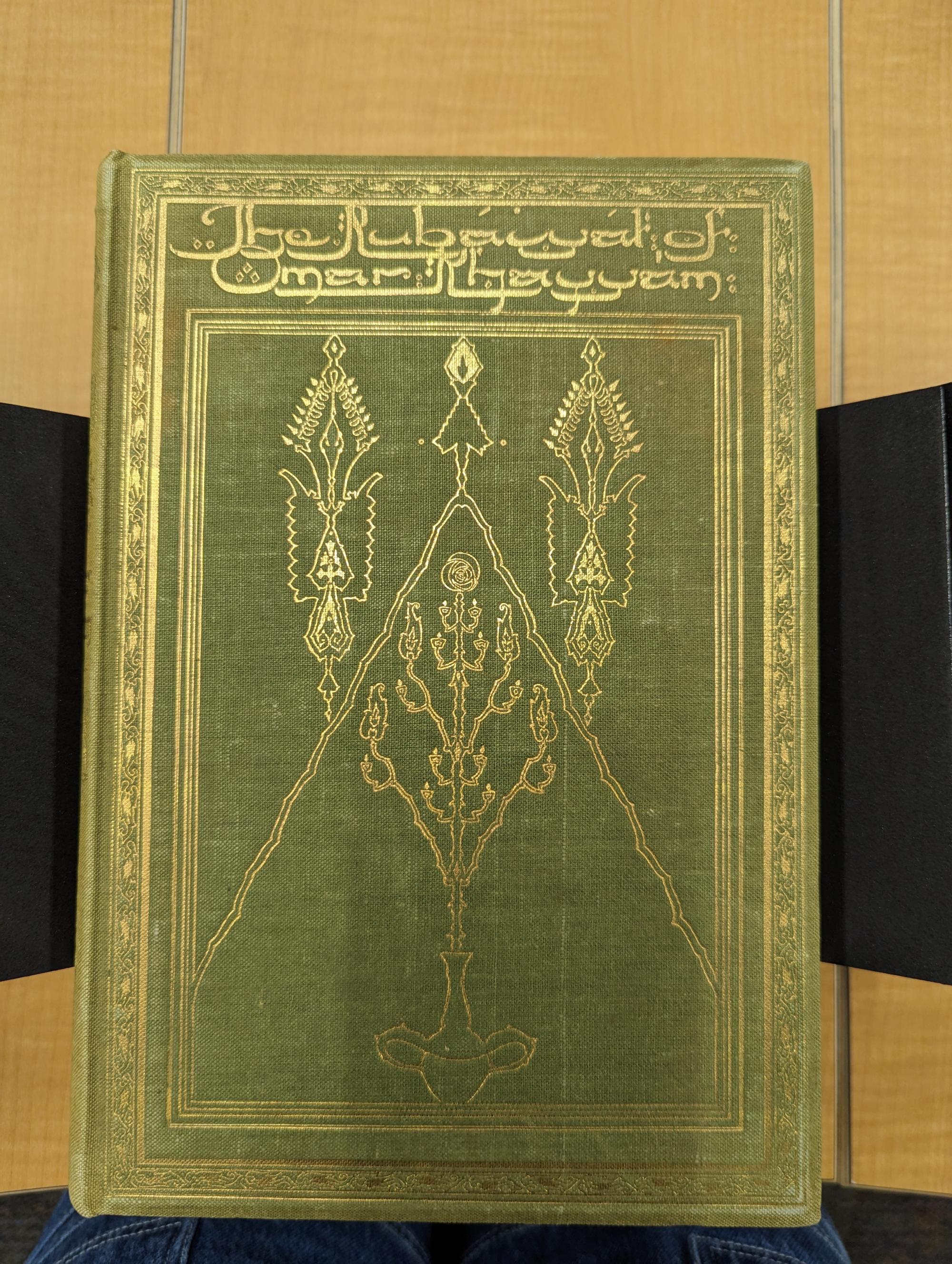 The cover features the Farsi-like font within the title, yet legible in English