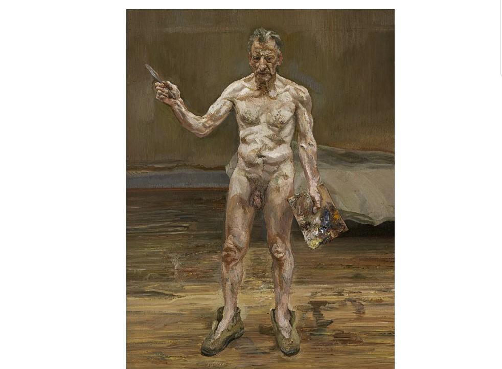 "Painter Working, Reflection" - Self-Portrait ,1993