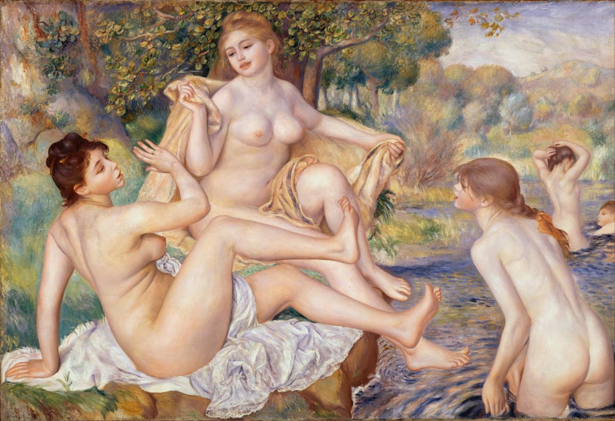 Pierre-Auguste Renoir's 1887 The Large Bathers