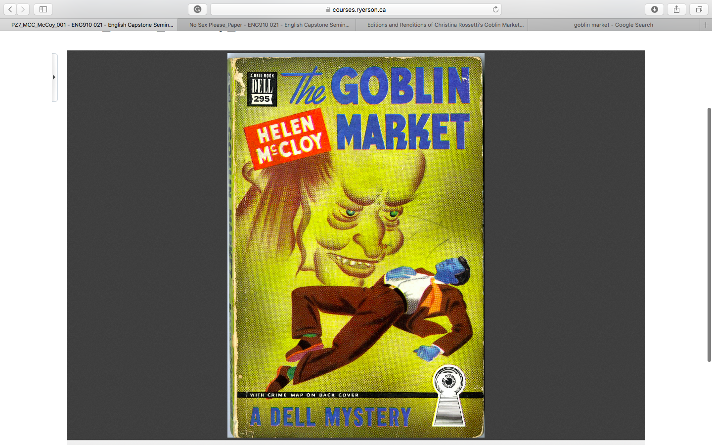 The Goblin Market cover art by Carl Mueller