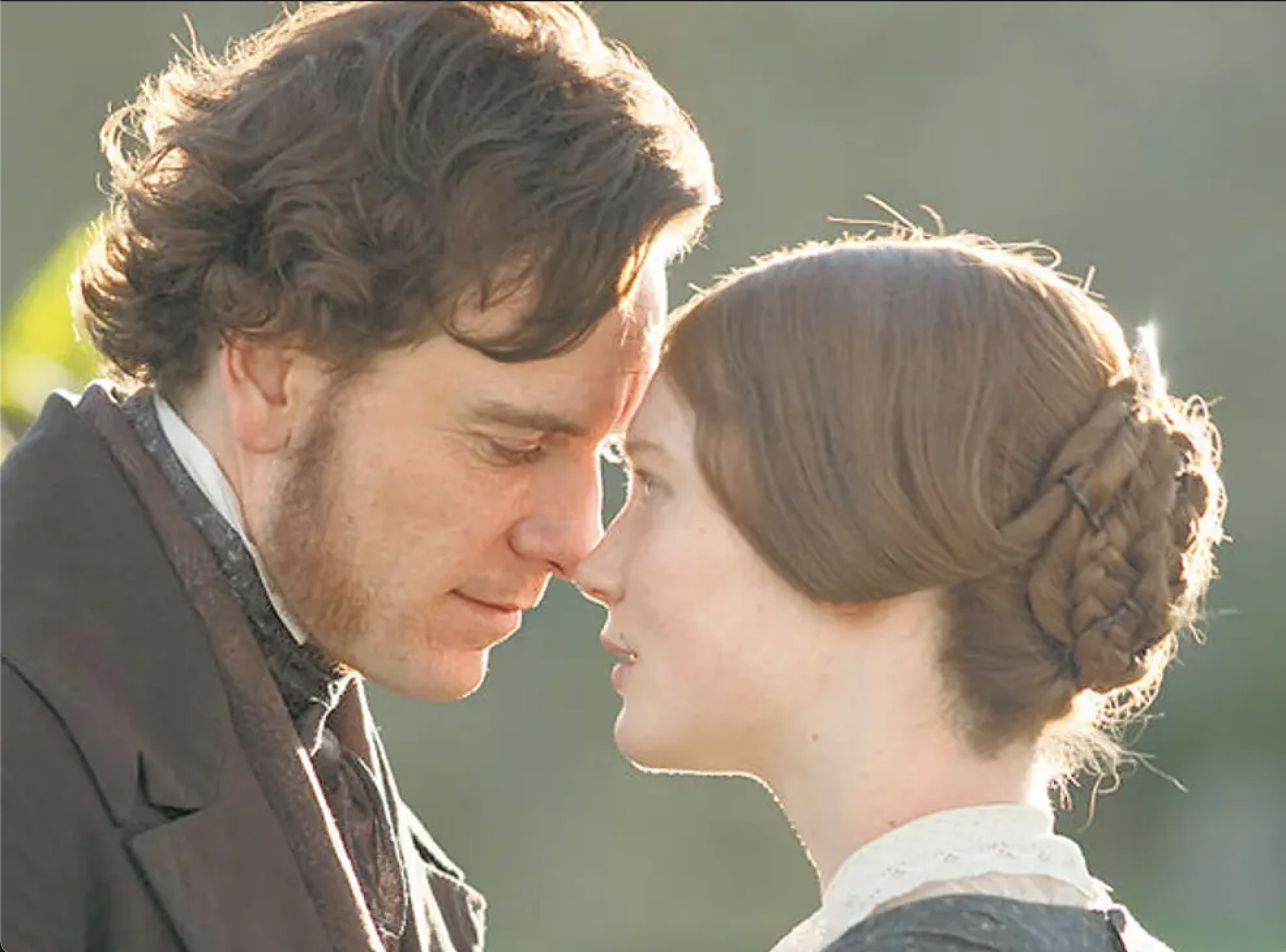Michael Fassbender and Mia Wasikowska in the new Jane Eyre