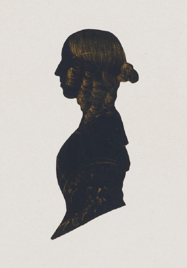 George Eliot, Silhouette by Unknown Artist (1838-1848)