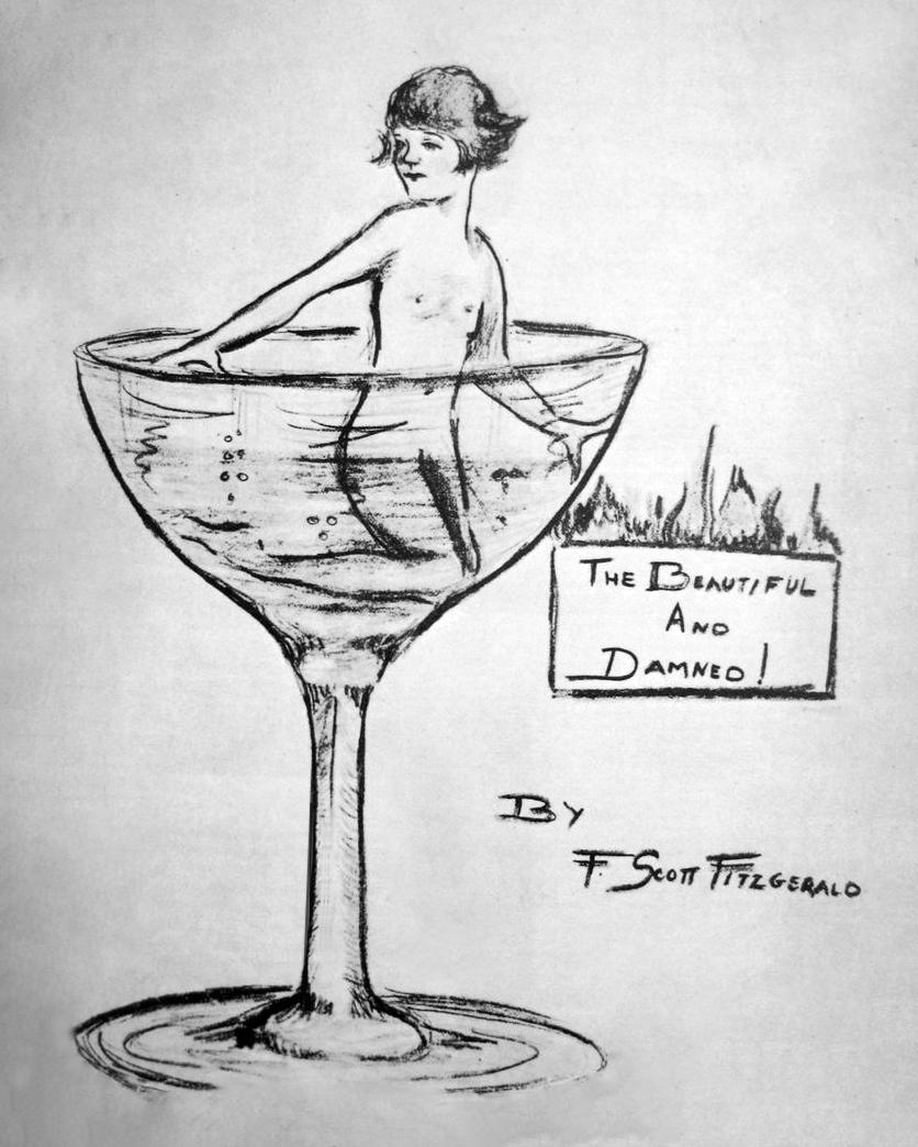 Fitzgerald, Zelda Sayre. Sketch for The Beautiful and the Damned. 1912.