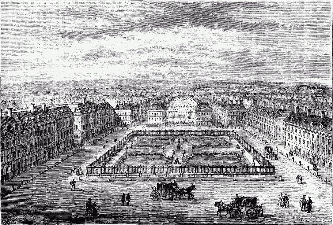 A portrait of downtown Soho, London in the year 1700.