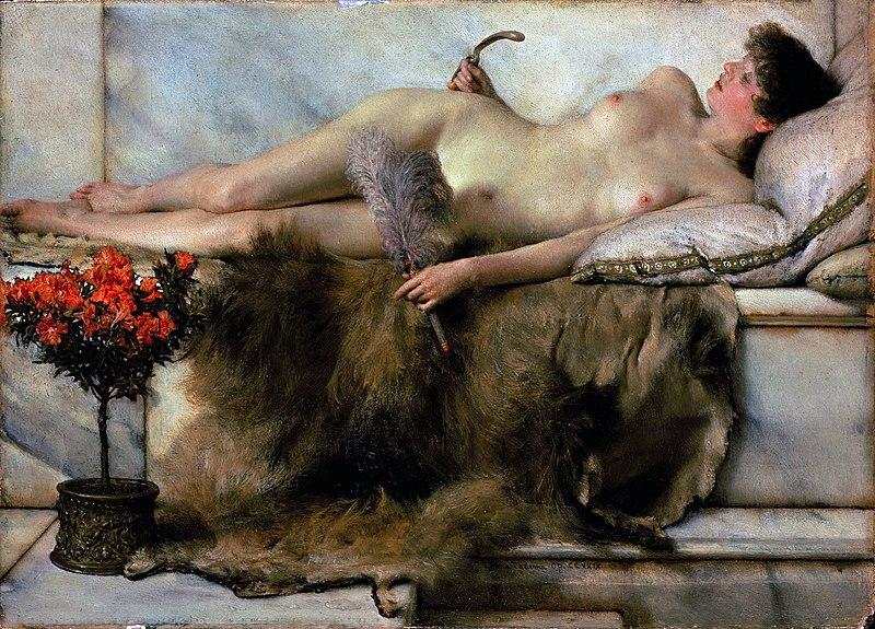 Lawrence Alma-Tadema's 1881 "The Tepidarium"