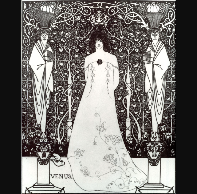 Aubrey Beardsley, Venus Between Terminal Gods