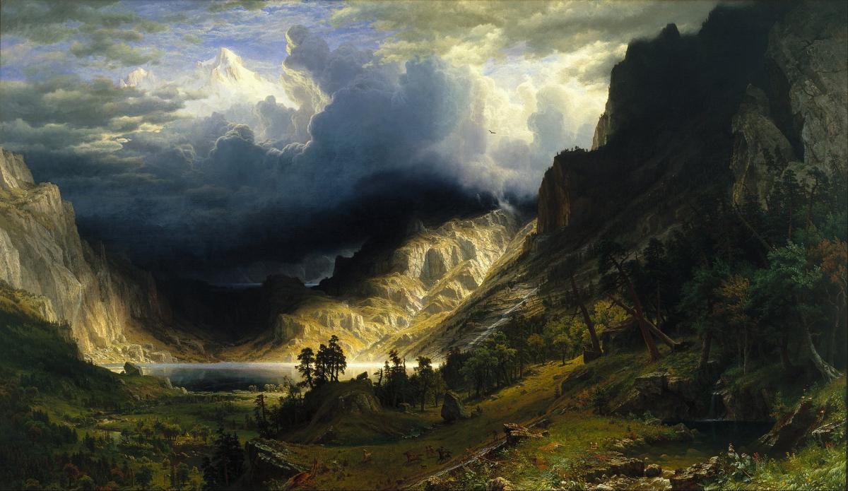 Bierstadt Rocky Mountains