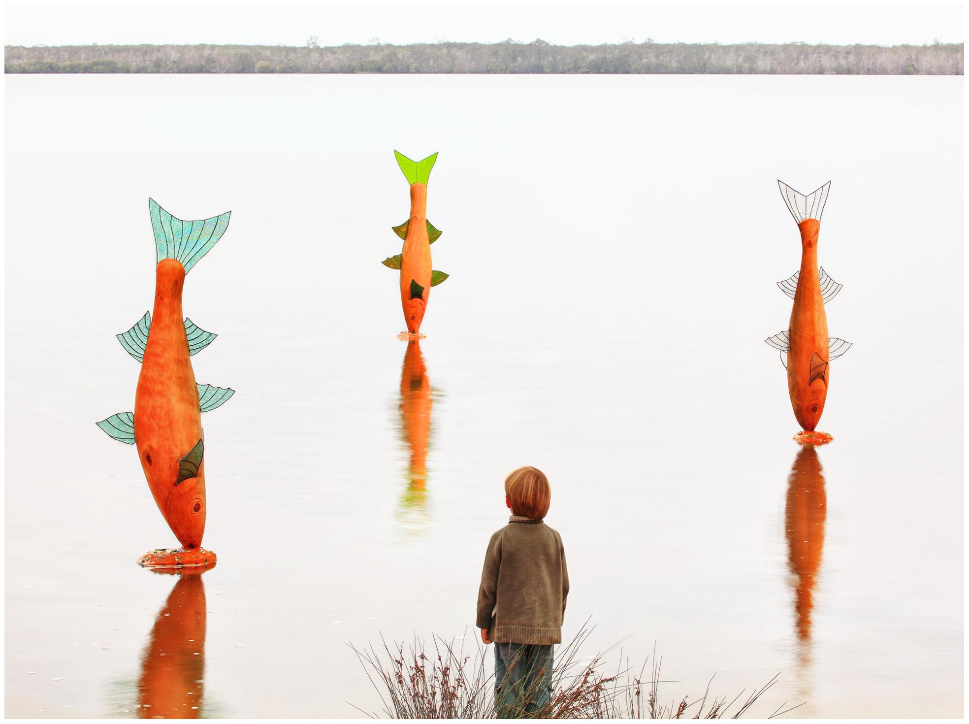 Julara Fish Sculptures by Simon and Adrienne McVerry