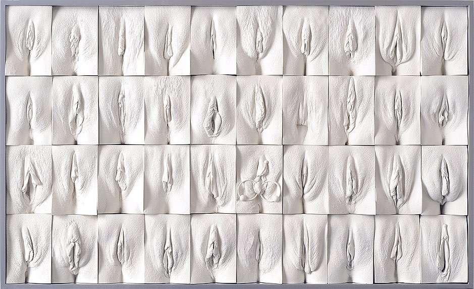 Jamie McCartney's 2011 The Great Wall of Vagina