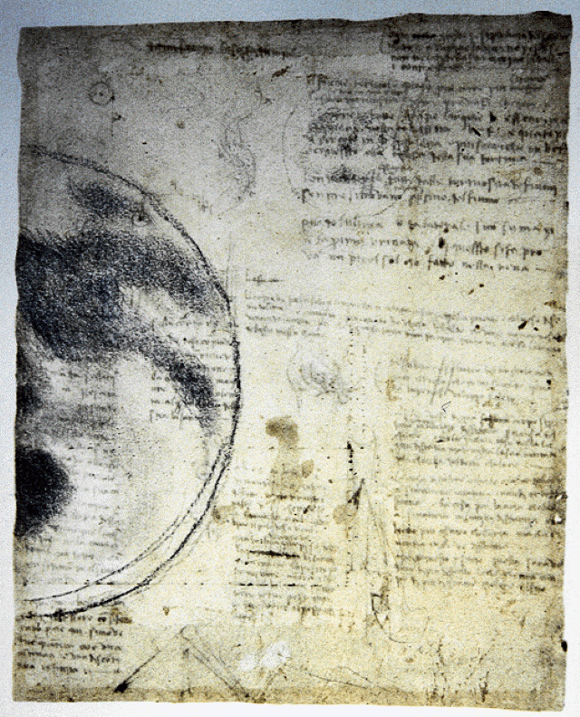 [Sketch of the Eastern Hemisphere of the Moon]