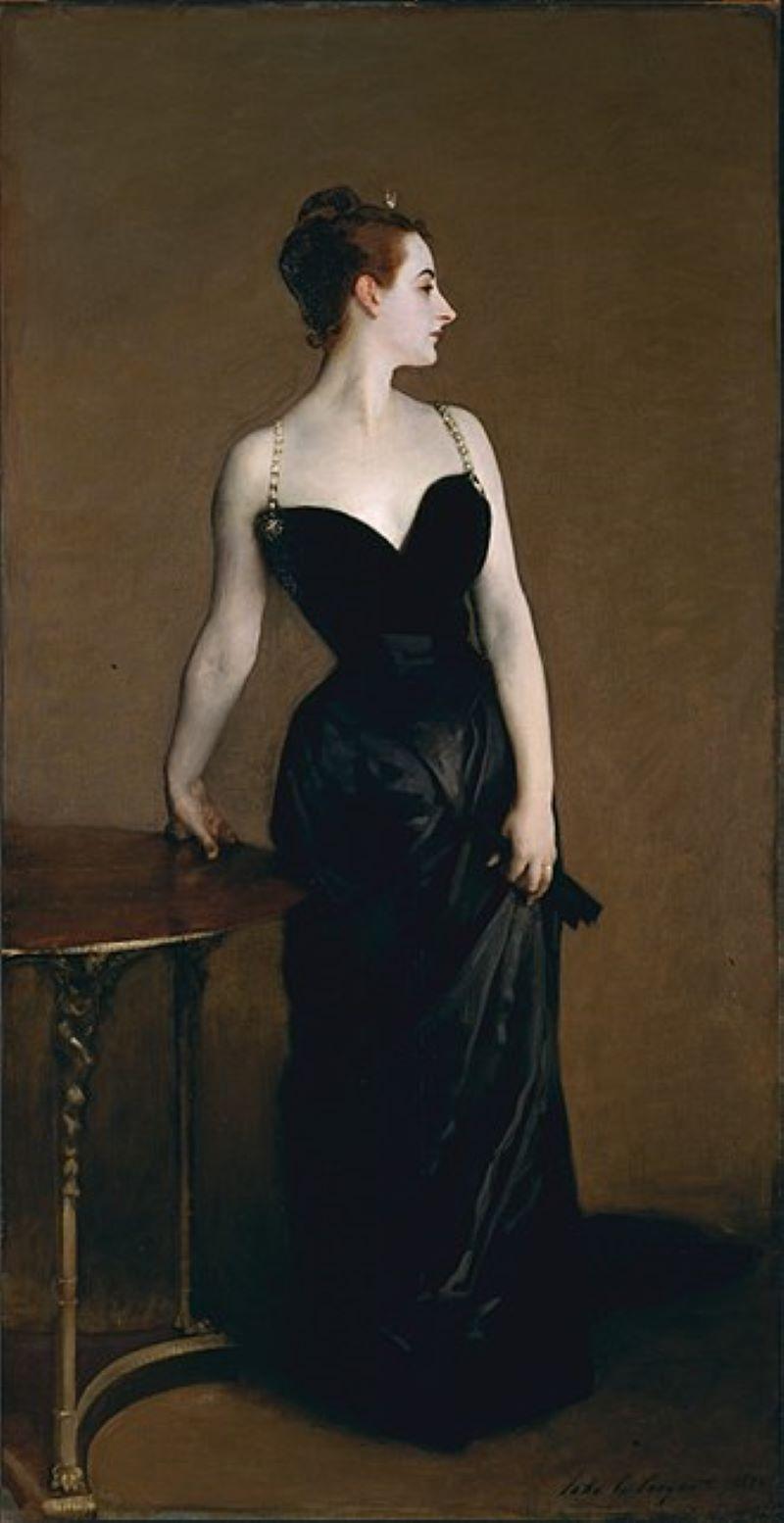 Édouard Manet,1863, Luncheon on the Grass, Édouard Manet, 1863, Olympia, John Singer Sargent, 1884, Portrait of Madam X