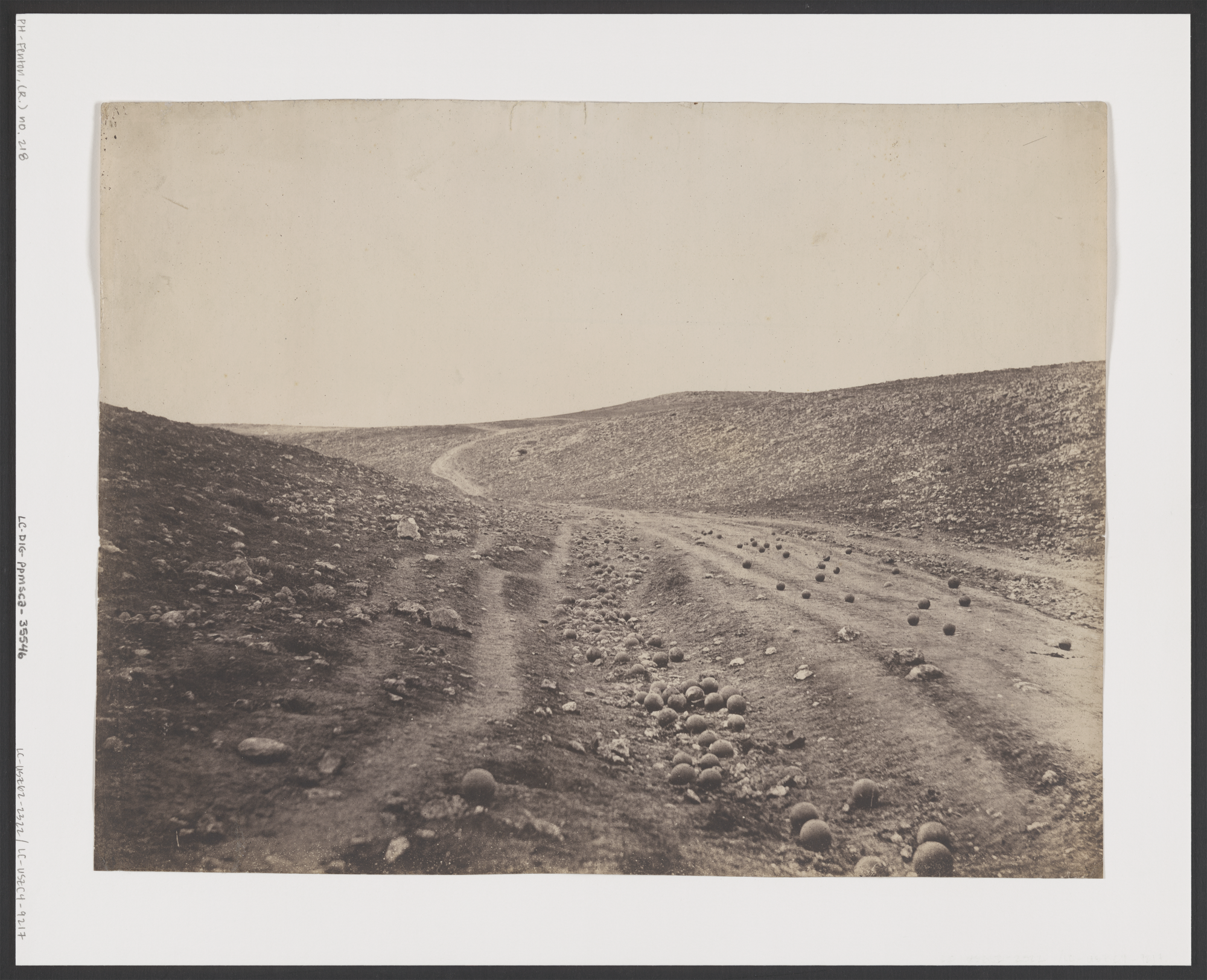 “The Valley of the Shadow of Death,” by Roger Fenton