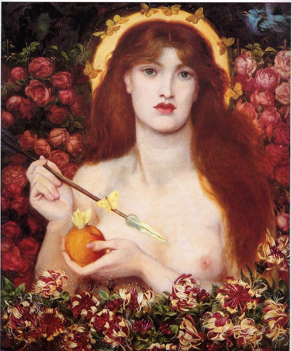 Dante Gabriel Rossetti 1864 "Venus Verticordia"