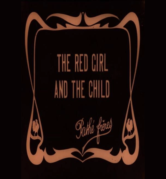 title card for the film The Red Girl and the Child