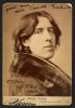 Signed photograph of Oscar Wilde